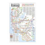 John Tauranac // NYC Subway Map // 2020 Offset Lithograph