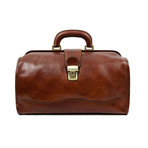 David Copperfield // Small Leather Doctor Bag // Brown