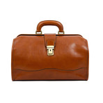 David Copperfield // Small Leather Doctor Bag // Cognac