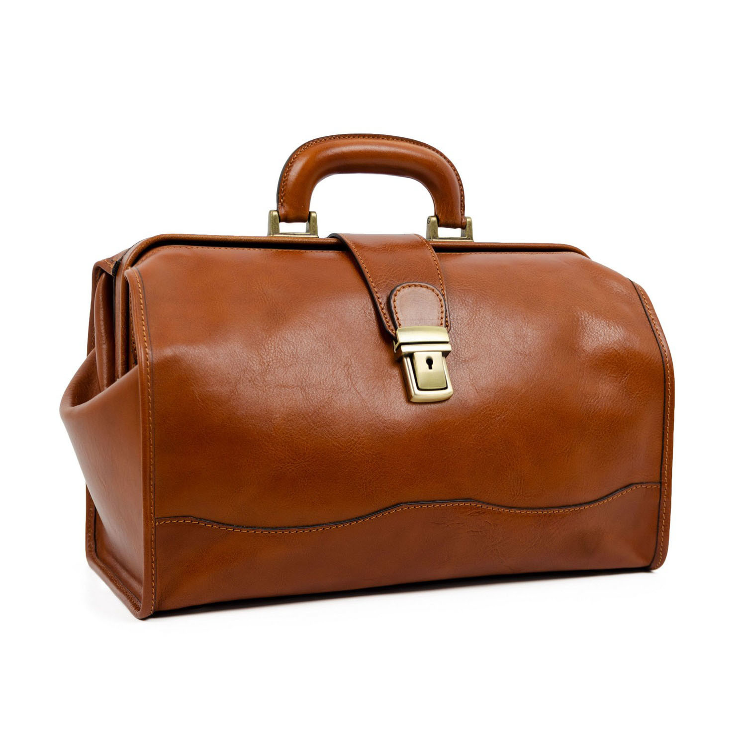 David Copperfield // Small Leather Doctor Bag // Light Brown - Time ...