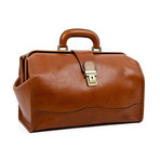 David Copperfield // Small Leather Doctor Bag // Cognac