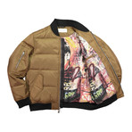 Quilted Bomber // Camel (XS)