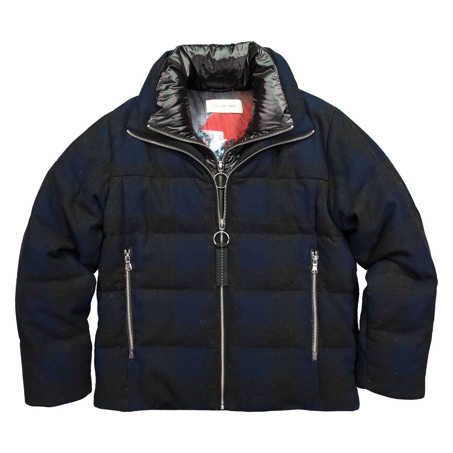 Wool Puffer // Blue Plaid (M) - The Very Warm - Touch of Modern