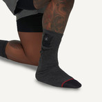 Heated Sports Socks // Gray (Small / Medium)