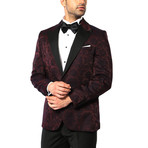 Ronan 2-Piece Suit // Burgundy (Euro: 52)