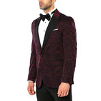 Ronan 2-Piece Suit // Burgundy (Euro: 58)