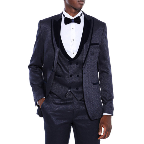 Stanley 3-Piece Suit // Navy (Euro: 44)