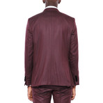 Wayne 3-Piece Suit // Burgundy (Euro: 54)