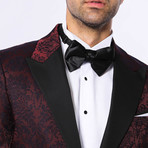 Ronan 2-Piece Suit // Burgundy (Euro: 48)