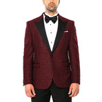 Connor 2-Piece Suit // Burgundy (Euro: 46)