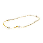 Ippolita 18k Yellow Gold Cultured Freshwater Pearl Nova Bracelet // Store Display