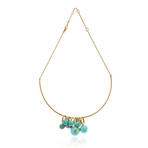 Ippolita 18k Yellow Gold Turquoise Nova Necklace // Store Display