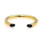 Ippolita 18k Yellow Gold Onyx Cabochon Rock Candy Bracelet I // Store Display