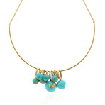 Ippolita 18k Yellow Gold Turquoise Nova Necklace // Store Display