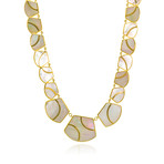 Ippolita 18k Yellow Gold Mother of Pearl Rock Candy Necklace // Store Display