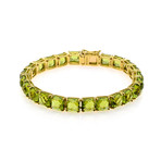 Ippolita 18k Yellow Gold Peridot Rock Candy Bracelet // Store Display