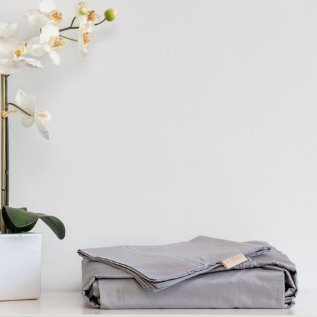 Naya // 600 TC Cotton Bedding Set // Gray (Queen)