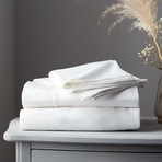 Naya // 600 TC Cotton Bedding Set // White (Queen)
