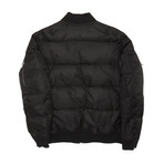 Quilted Bomber // Black (M)