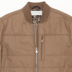 Insulated Shirt Jacket // Camel (S)