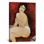 Large Seated Nude // Amedeo Modigliani (26"W x 40"H x 1.5"D)