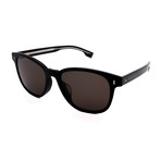 Hugo Boss // Men's 0953-F-S-003 Round Sunglasses // Black