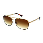 Persol // Men's PO2454S-107551 Sunglasses // Gold + Brown Gradient