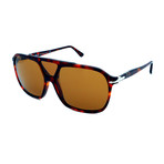 Persol // Men's PO3223S-24-53 Sunglasses // Havana + Brown