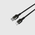 USB-C to Lightning Fast Charging Cable // Carbon Fiber