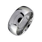 Tungsten Carbide Tiff Band // Silver (6.75)