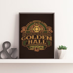 Golden Hall Pilsner // The Lord of the Rings (11"W x 17"H)