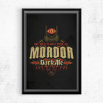 Mordor Dark Ale // The Lord of the Rings (11"W x 17"H)