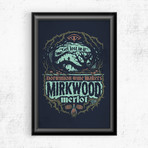 Mirkwood Merlot // The Lord of the Rings (11"W x 17"H)