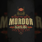 Mordor Dark Ale // The Lord of the Rings (11"W x 17"H)