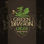 Green Dragon Lager // The Lord of Rings (11"W x 17"H)