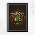 Bag End Brew // The Lord of the Rings (11"W x 17"H)