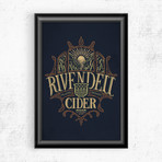 Rivendell Cider // The Lord of the Rings (11"W x 17"H)