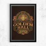 Golden Hall Pilsner // The Lord of the Rings (11"W x 17"H)