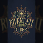 Rivendell Cider // The Lord of the Rings (11"W x 17"H)