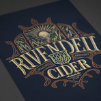 Rivendell Cider // The Lord of the Rings (11"W x 17"H)