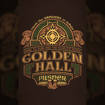 Golden Hall Pilsner // The Lord of the Rings (11"W x 17"H)