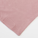 Silky Abstract Pastels Maskdanna // Gray + Pink (XS)