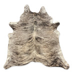 Cowhide Rug // Brindle Mink