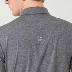Vovo Zen Style Patch T-Shirt // Medium Gray (L)