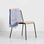 Papa Throw Blanket (Camel/Lilac)