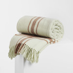 Papa Throw Blanket (Camel/Lilac)