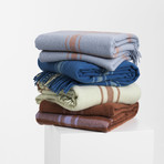 Papa Throw Blanket (Camel/Lilac)