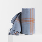 Papa Throw Blanket (Camel/Lilac)