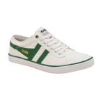 Comet Shoes // White + Dark Green (US: 7)