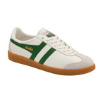 Hurricane Leather Shoes // Off White + Green + Gum (US: 8)